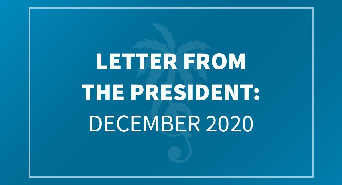 Letter from the President - December 2020