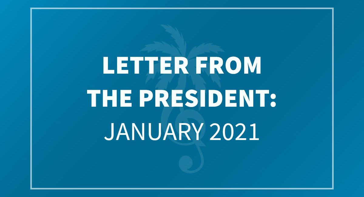 Letter from the President - January 2021