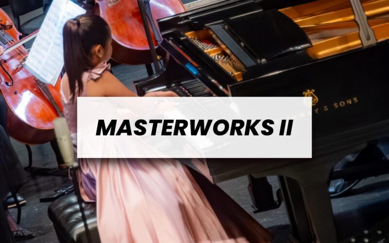 Young piano virtuoso playing