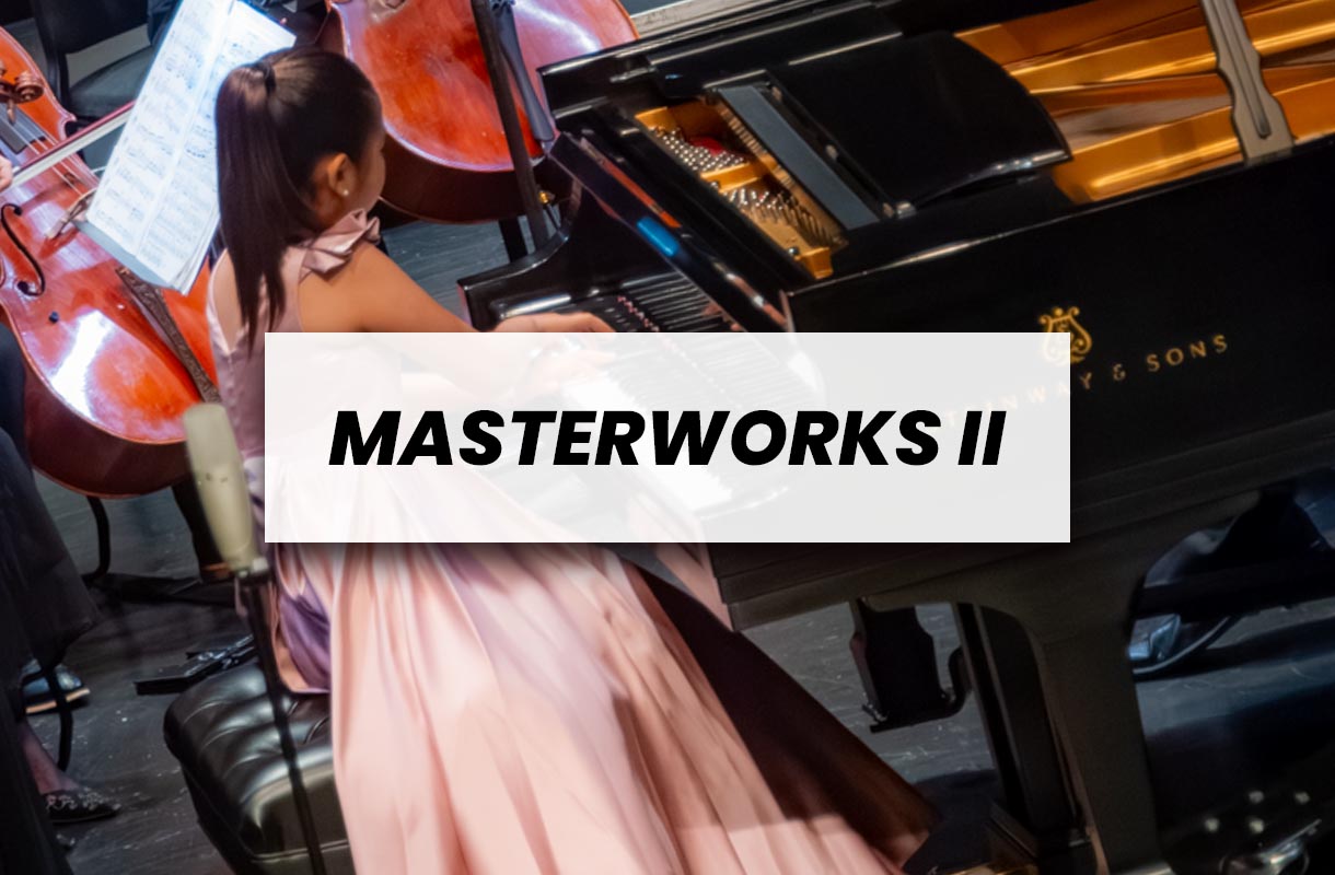 Young piano virtuoso playing