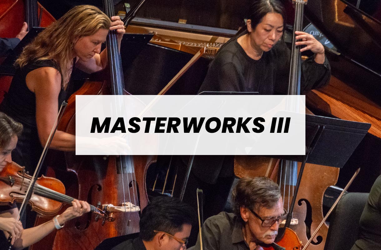 Orchestra members playing
